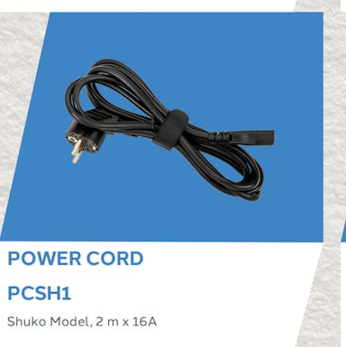 Cable de poder modelo Schuko